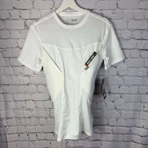 5.11 Tactical Men's CAMS Short Sleeve Baselayer T Shirt Size M NWT - Picture 1 of 7